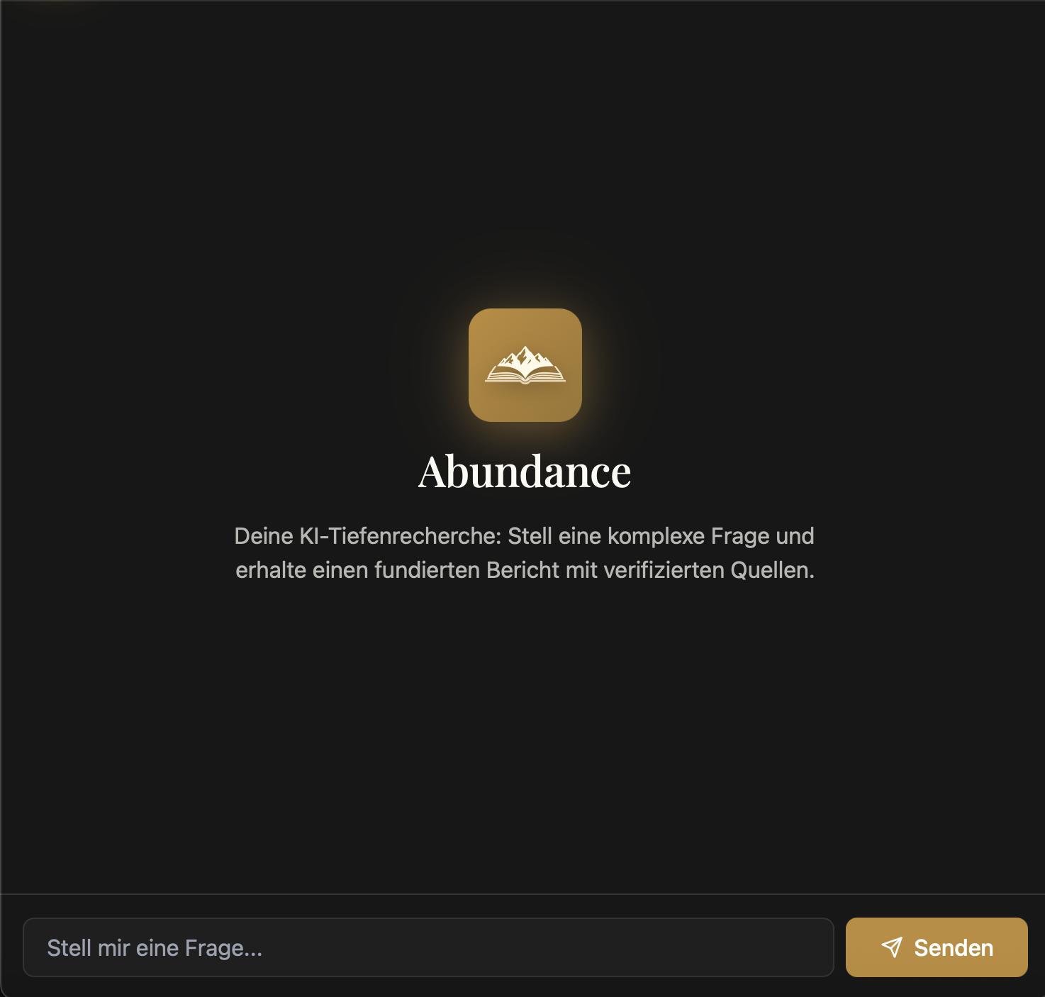 Screenshot des Academic DeepSearch AI-Agents - automatisierte Recherche wissenschaftlicher Publikationen mit LangChain und LangGraph